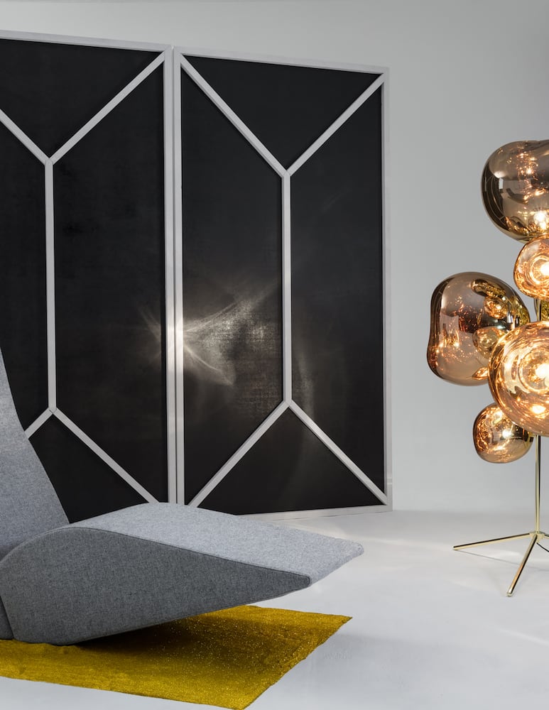 rinascente Tom Dixon Melt Stand Chandelier Lampada da Terra EU