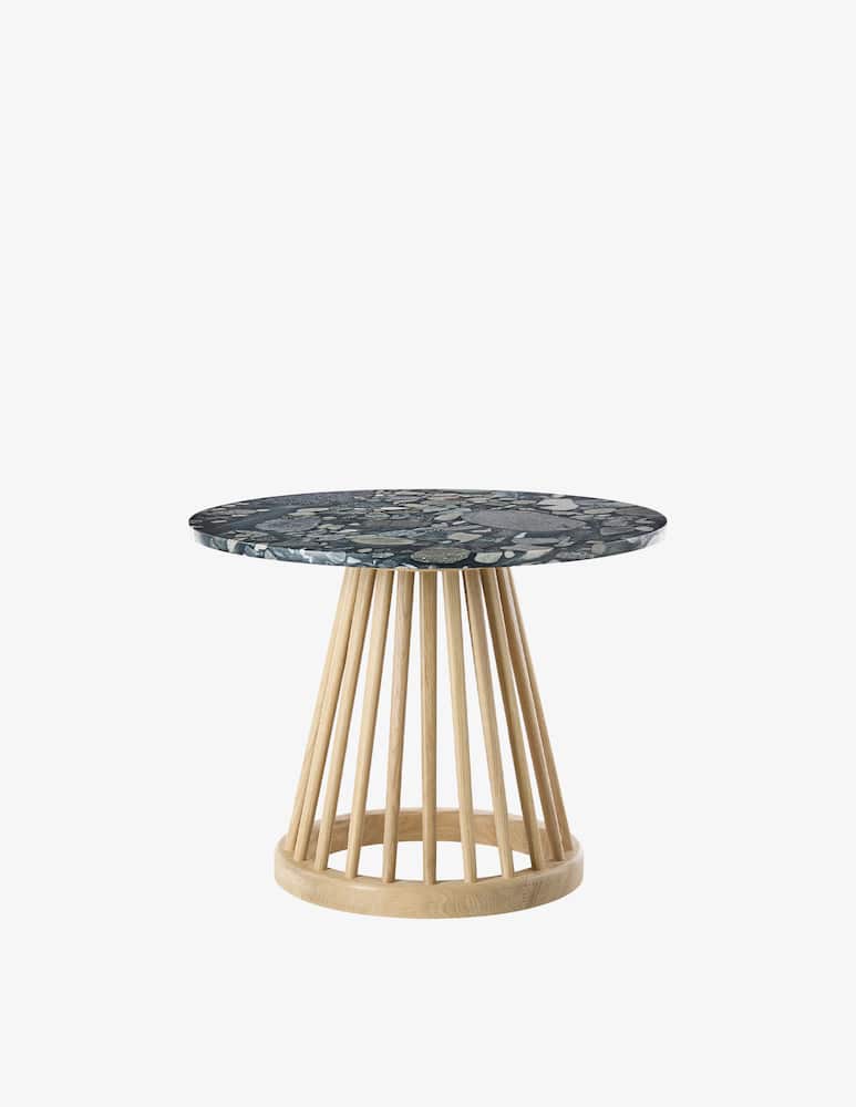 Tom Dixon Tavolo Fan Natural Top Pietra 60cm - immagine 1
