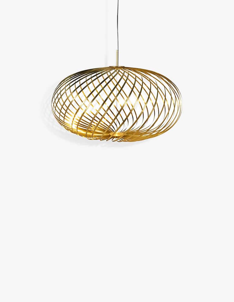 Tom Dixon Pendant Spring Brass Medium - immagine 1 Tom Dixon Pendant Spring Brass Medium - immagine 1