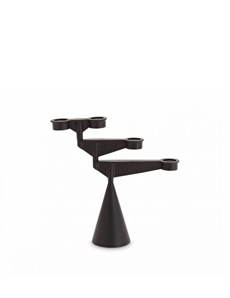 rinascente Tom Dixon Spin Candelabra Mini - Black