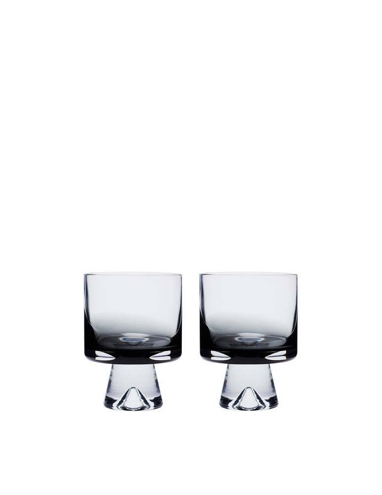 rinascente Tom Dixon Tank Low Ball Glasses x2 back - Black