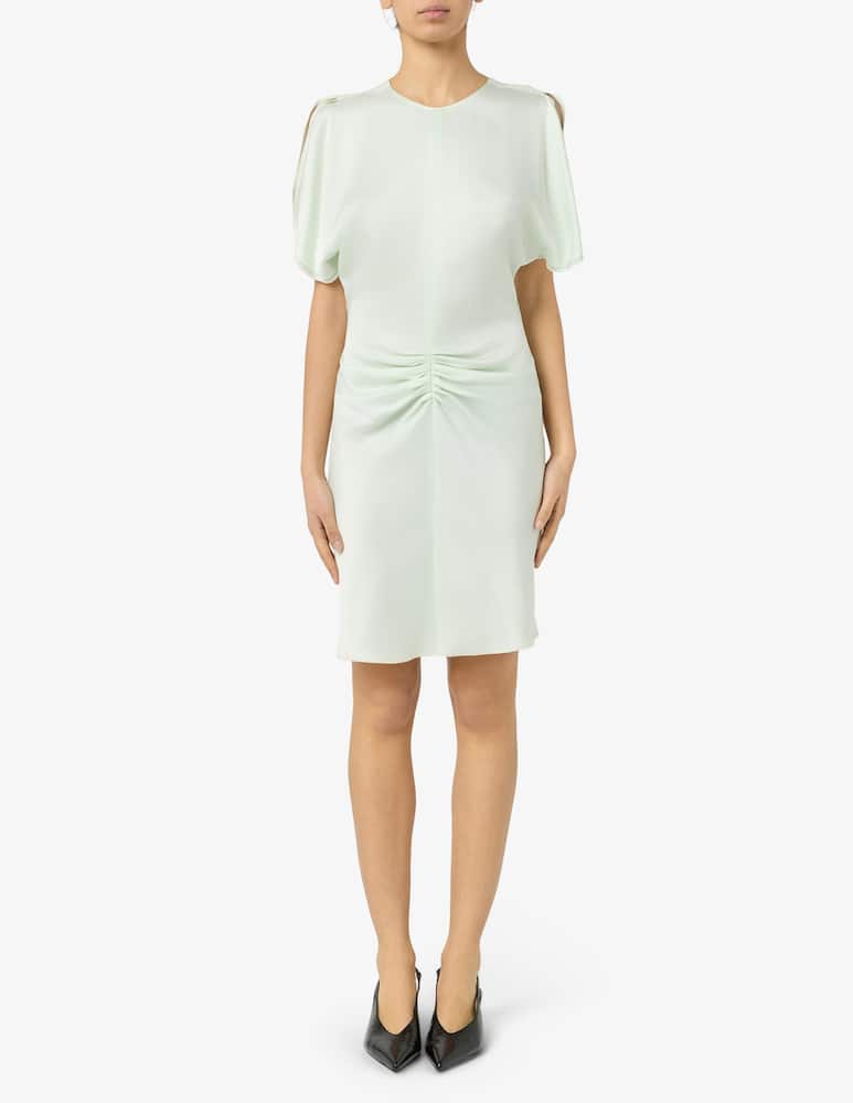 Victoria Beckham Abito corto arricciato in vita - immagine 1