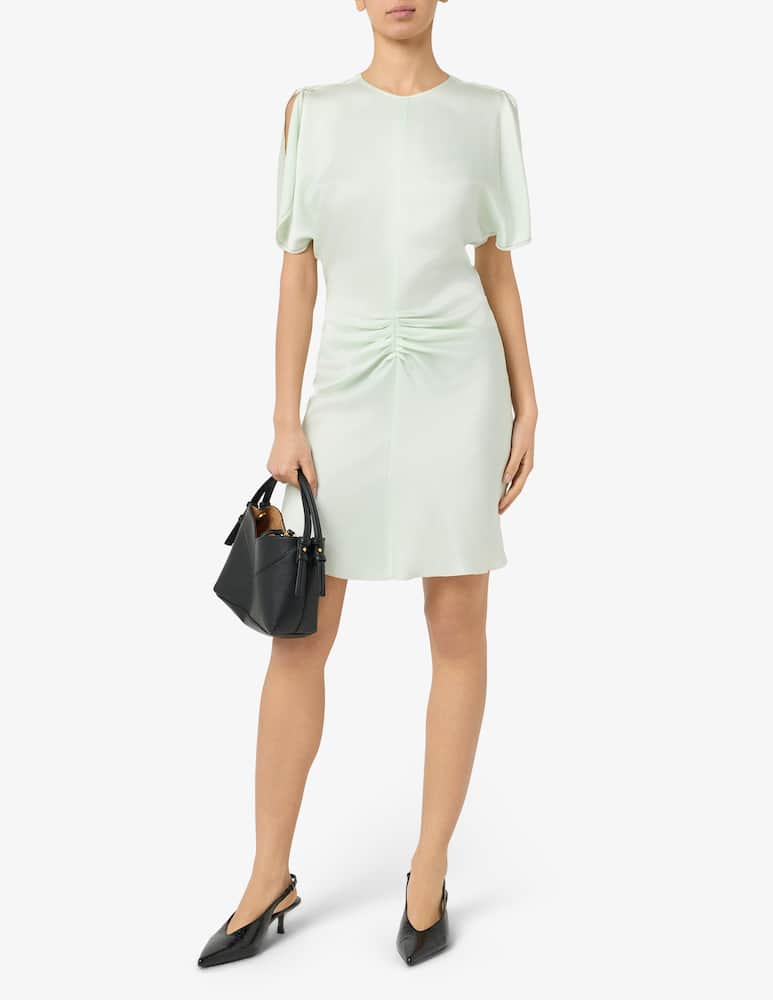 Victoria Beckham Abito corto arricciato in vita - immagine 2