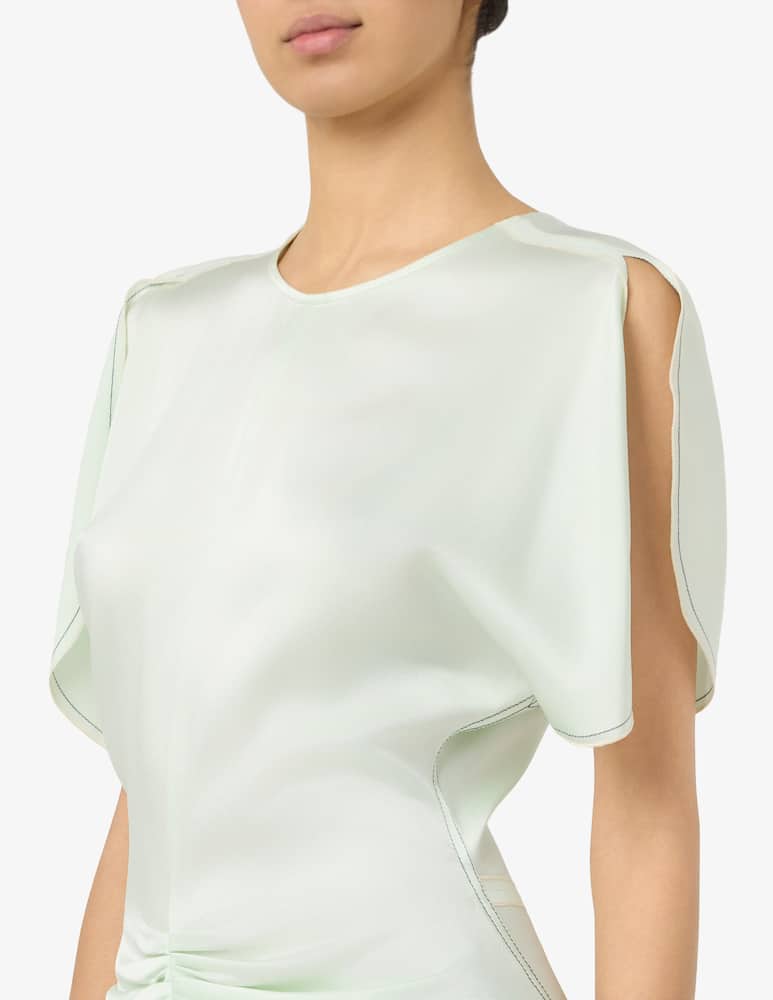 rinascente Victoria Beckham Gathered waist mini dress