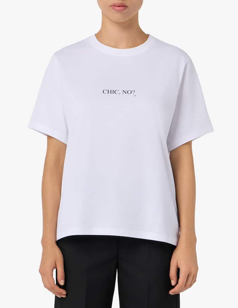 rinascente Victoria Beckham T-shirt slogan classic fit