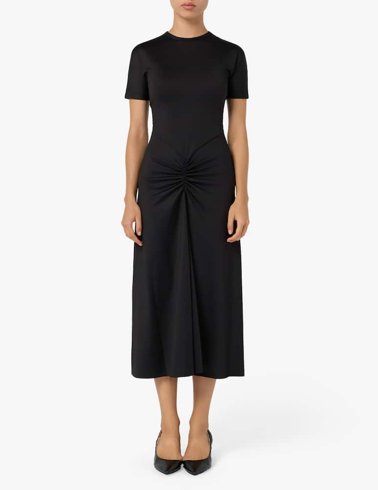 rinascente Victoria Beckham Abito midi con vita arricciata