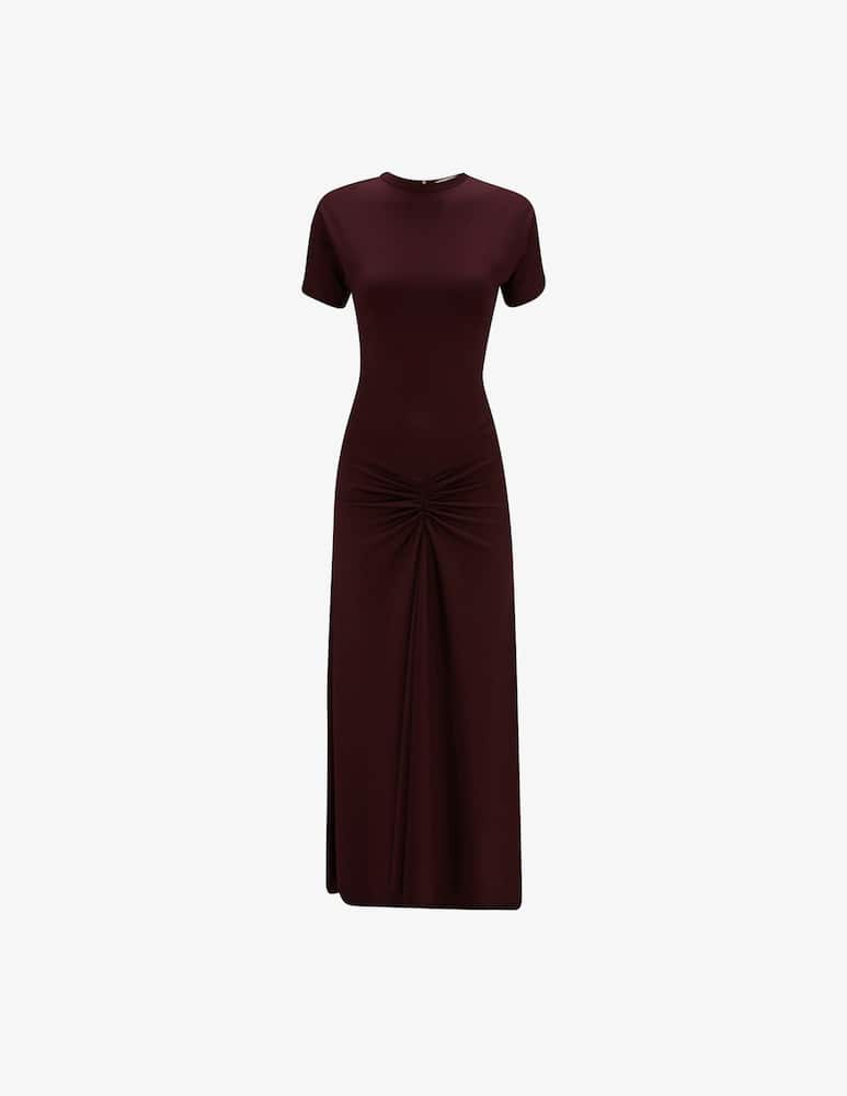 rinascente Victoria Beckham Gathered waist t-shirt dress