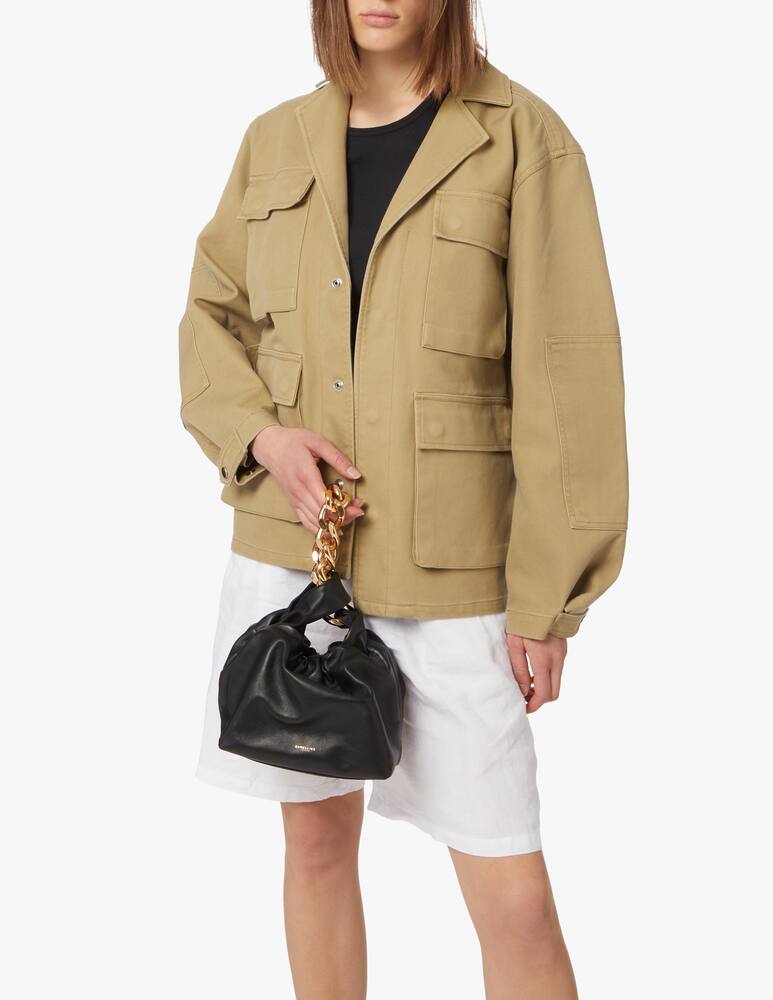 rinascente DeMellier Santa Monica bucket bag with chain