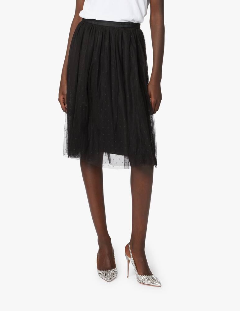 rinascente Needle & Thread Kisses tulle midi skirt