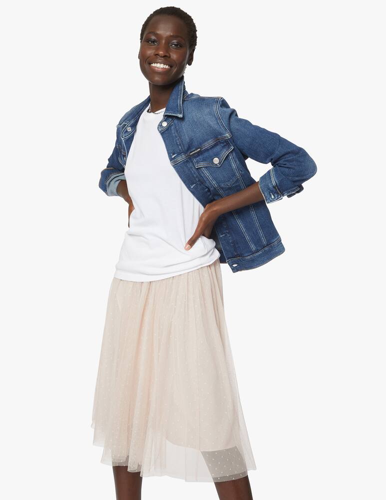 rinascente Needle & Thread Kisses tulle midi skirt