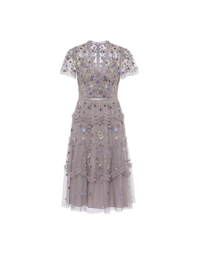 rinascente Needle & Thread Ruffle glimmer dress