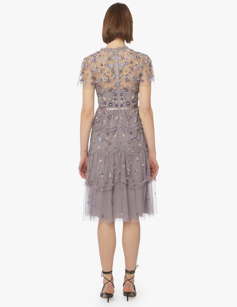 rinascente Needle & Thread Ruffle glimmer dress