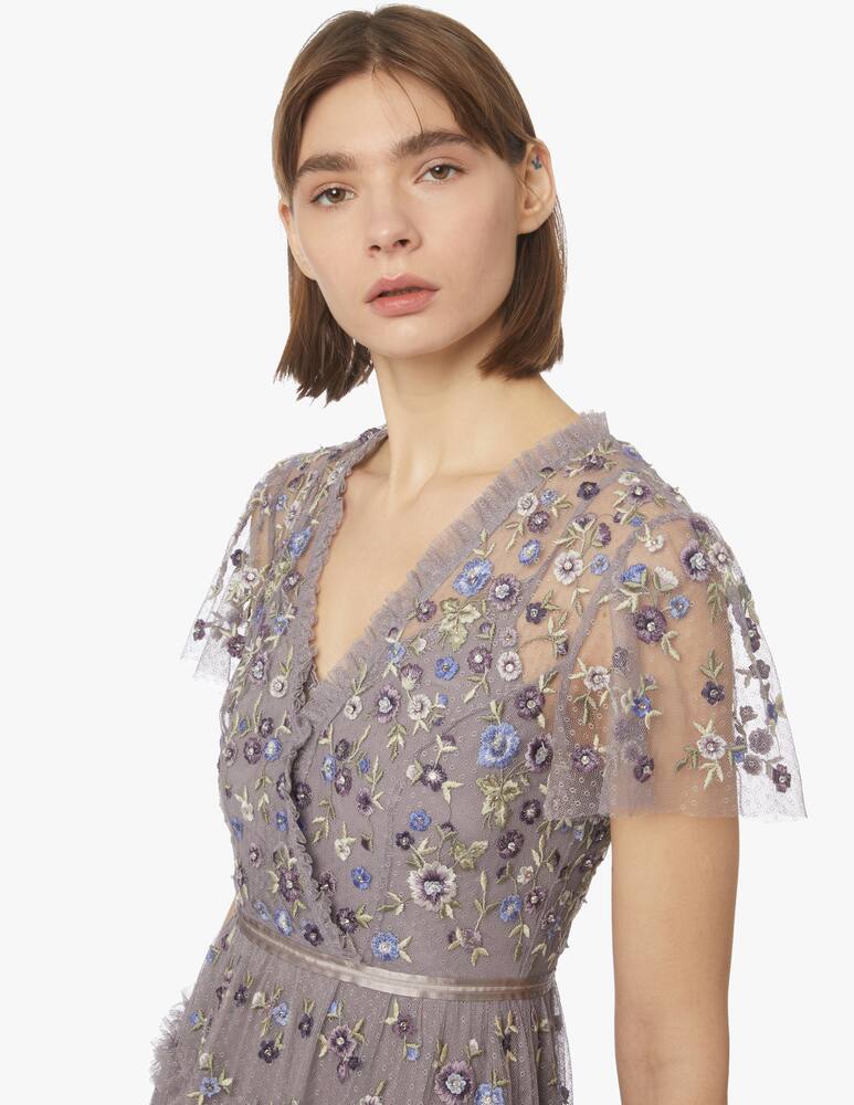 rinascente Needle & Thread Ruffle glimmer dress