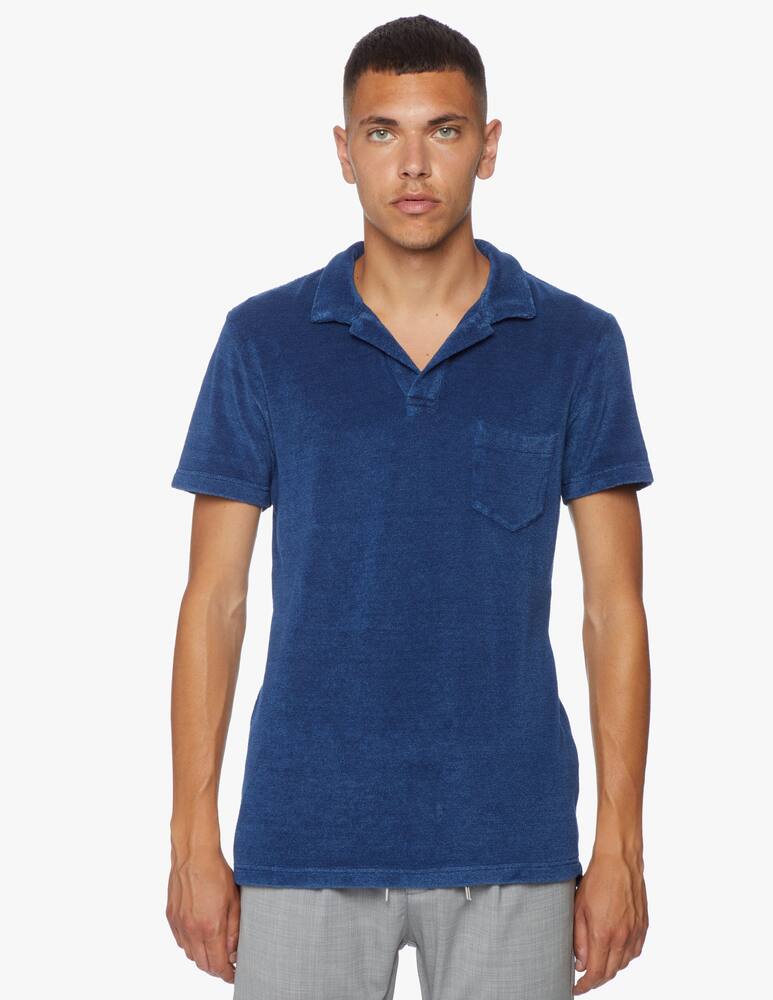 rinascente Orlebar Brown Terry-towelling cotton polo shirt