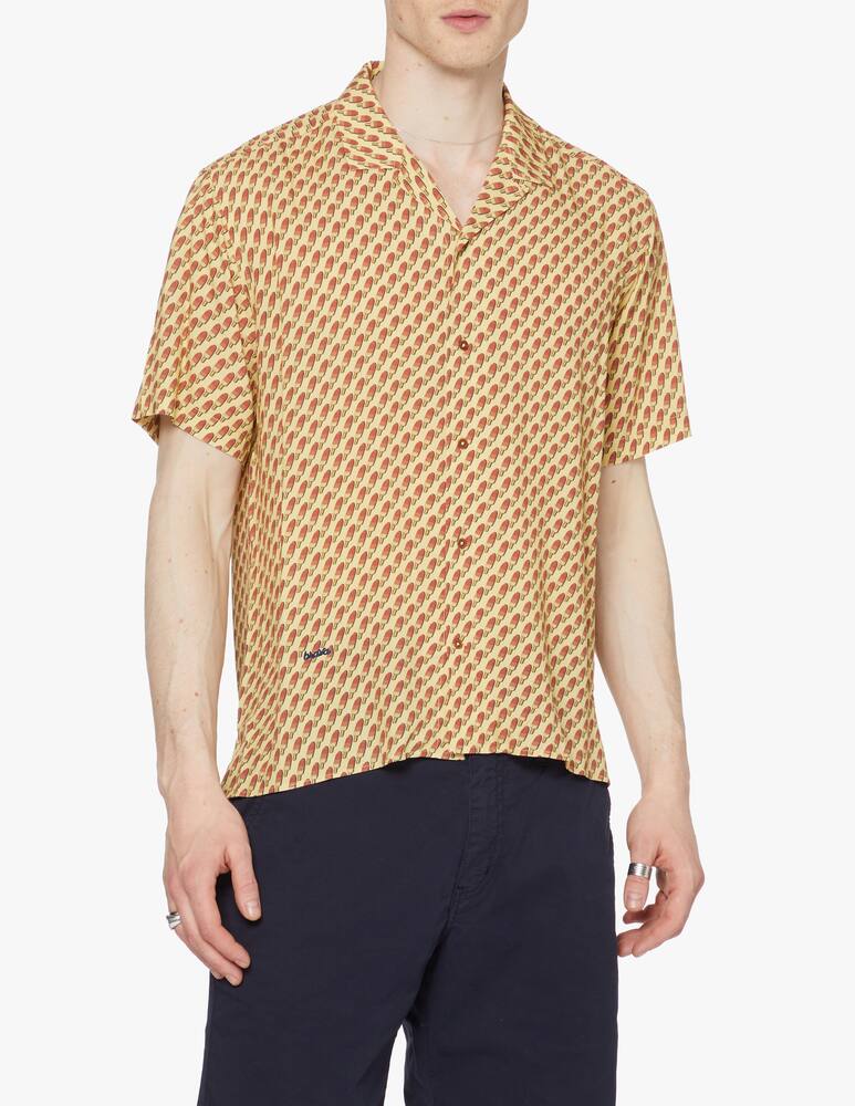 Brava Fabrics Camicia manica corta aloha gelati - giallo - immagine 1