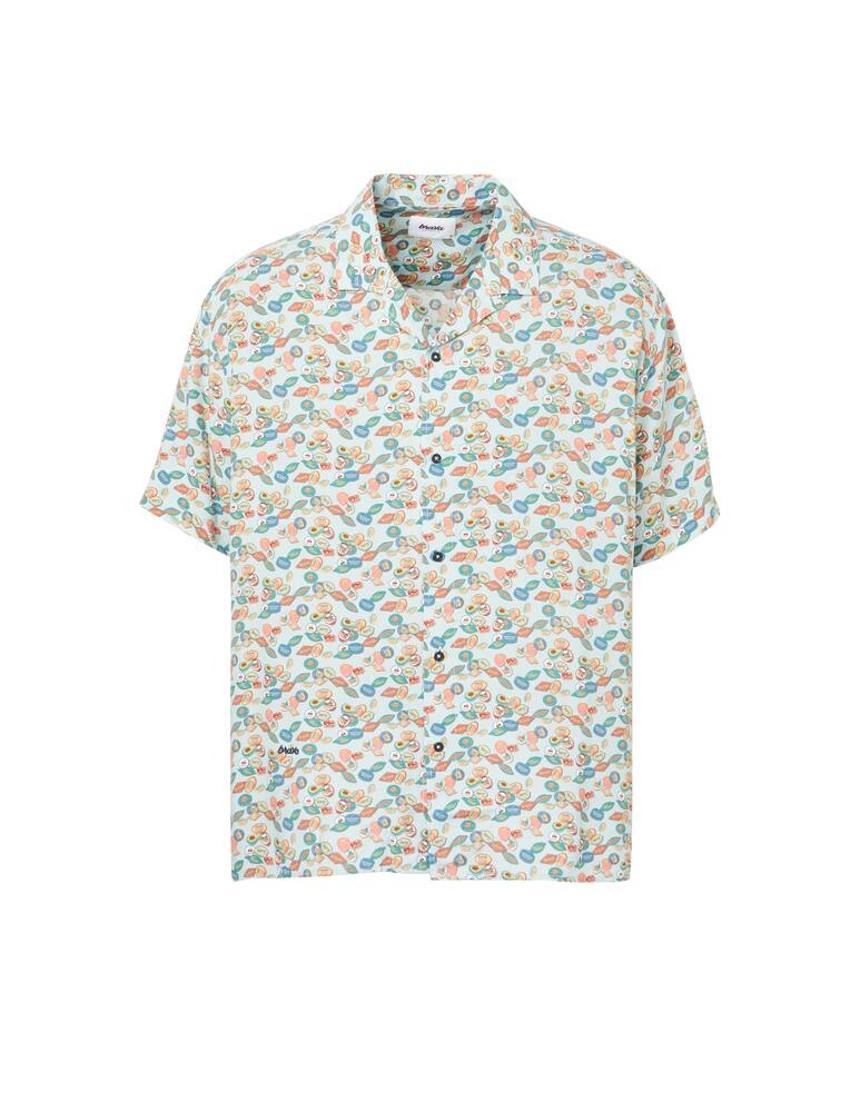 rinascente Brava Fabrics Stickers aloha shirt - light blue