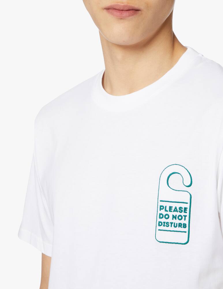 rinascente Brava Fabrics Do not disturb t-shirt - white