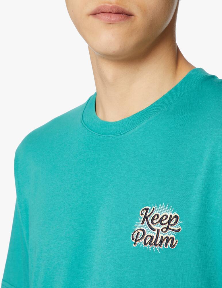 rinascente Brava Fabrics Keep palm t-shirt jungle - green