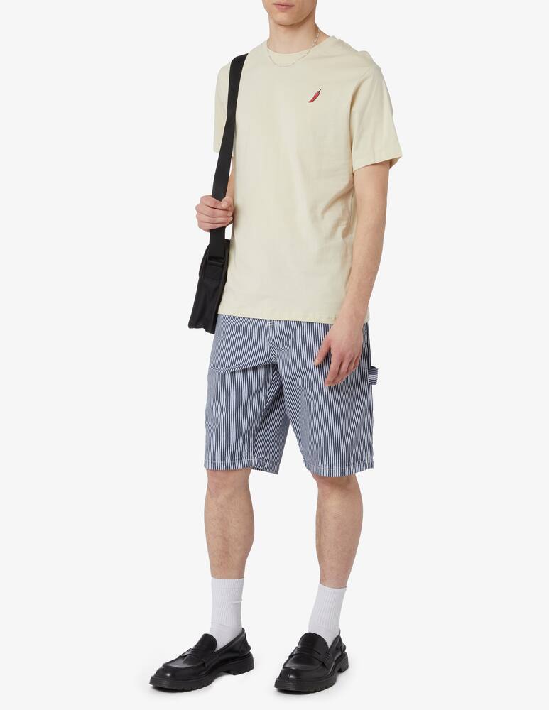 rinascente Brava Fabrics Red chilli t-shirt sand 