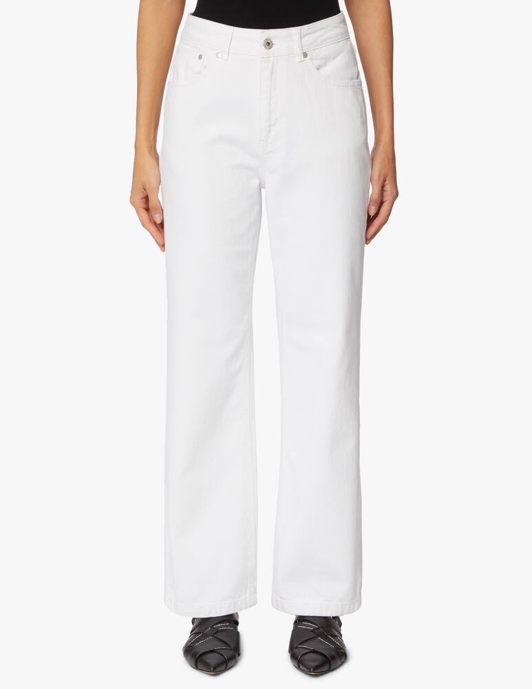 rinascente The Ragged Priest High rise straight legs jeans White Out 