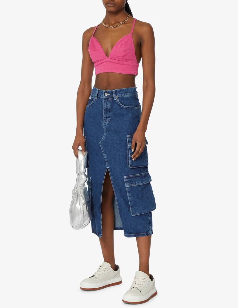 rinascente The Ragged Priest Gonna midi in cotone con tasche