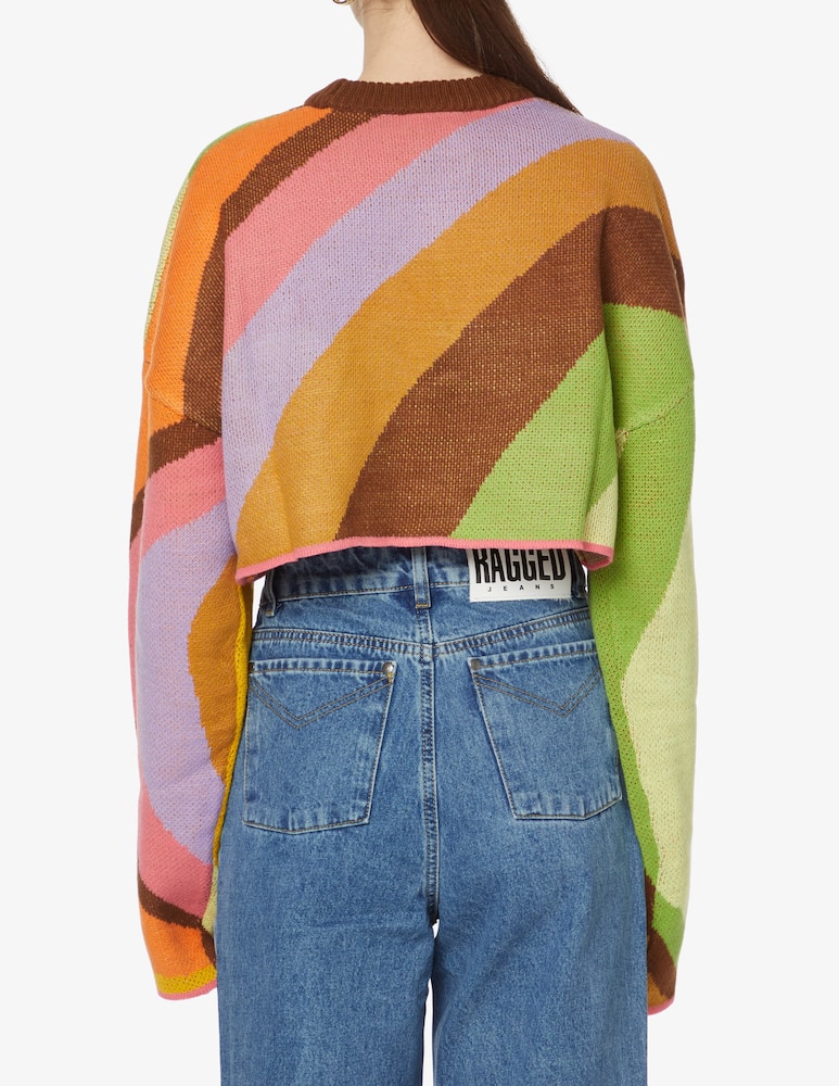 rinascente The Ragged Priest Sleaze cropped top - multi