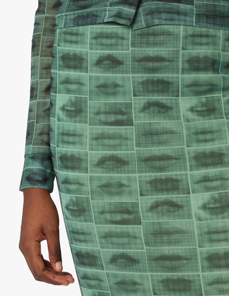 rinascente The Ragged Priest Gonna lunga mesh - verde