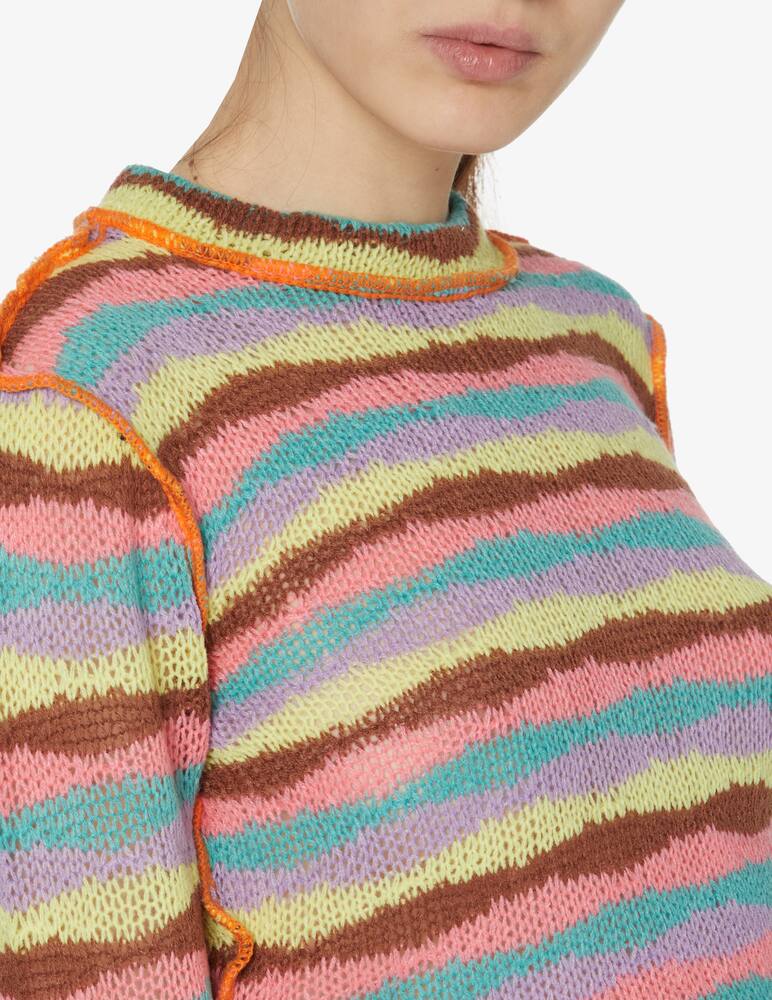 rinascente The Ragged Priest Vicious high neck top - multi