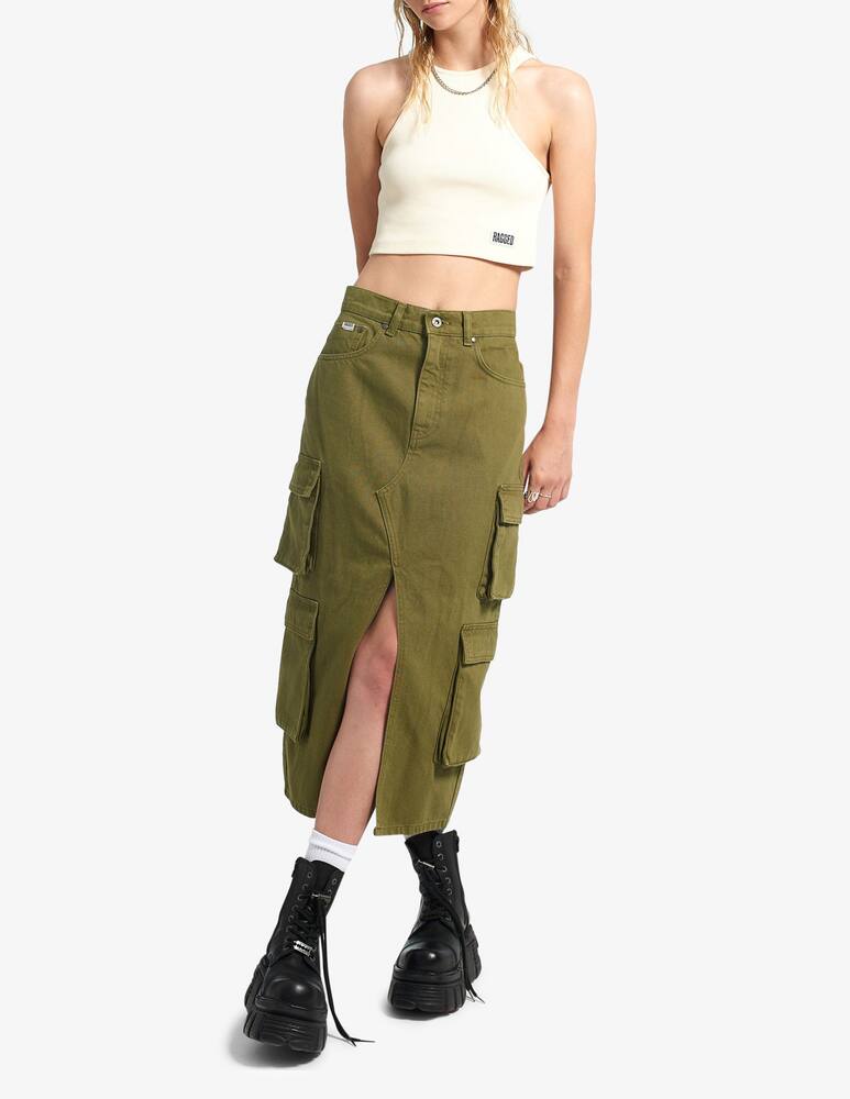 rinascente The Ragged Priest Combat midi skirt