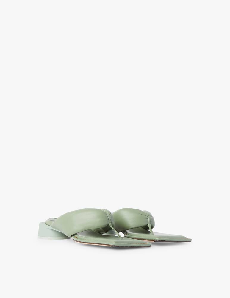 rinascente MIISTA Sandali in nappa patinata Anais - verde