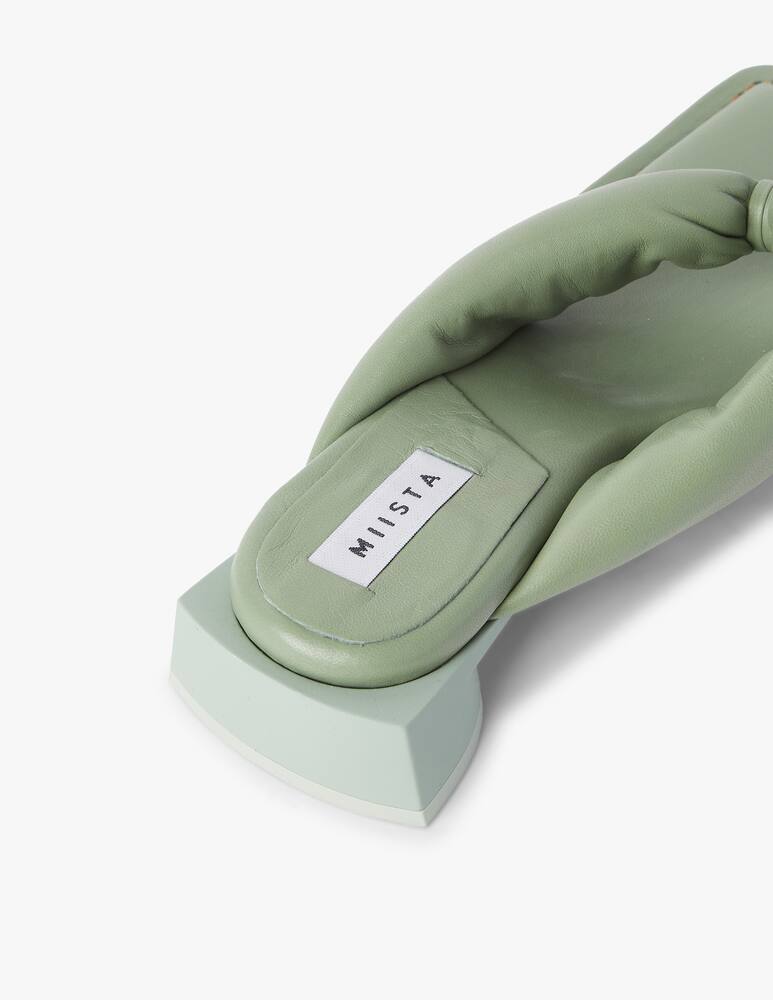 rinascente MIISTA Sandali in nappa patinata Anais - verde