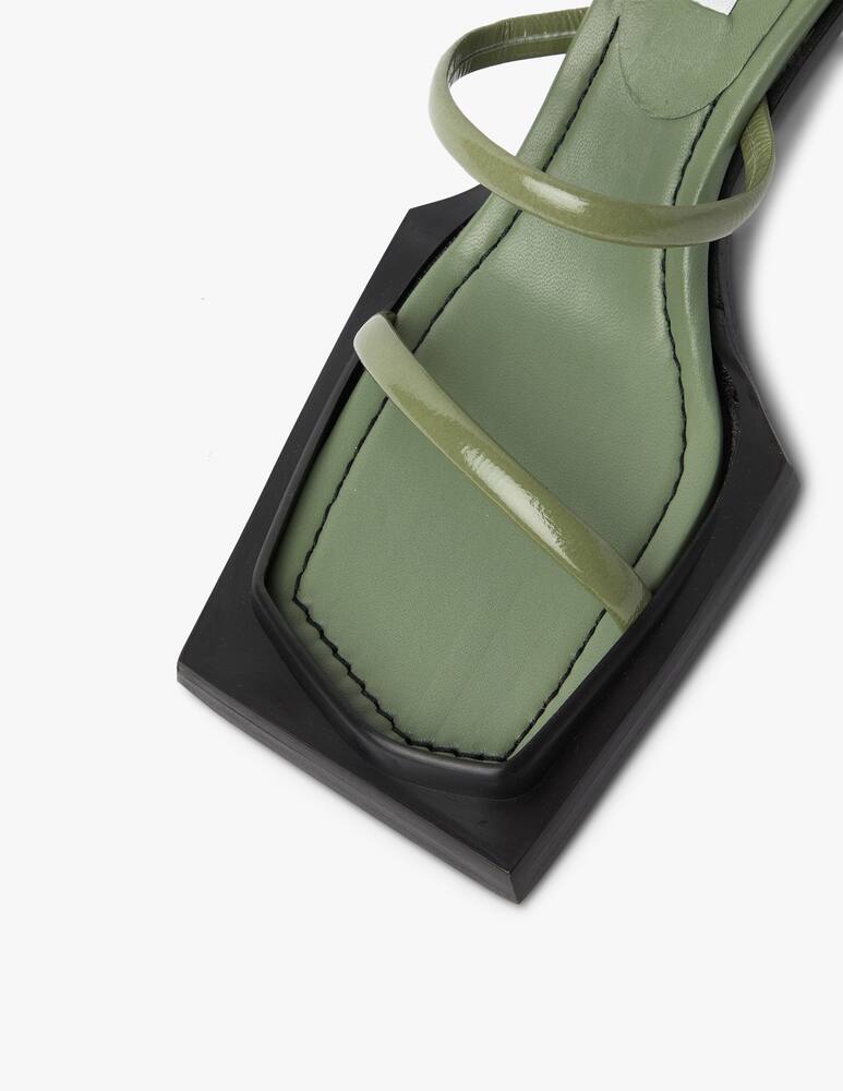 rinascente MIISTA Sandali in nappa patinata Phyllis - nero