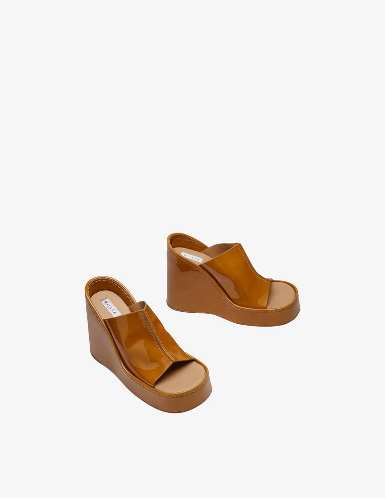 rinascente MIISTA Rhea platform leather mule