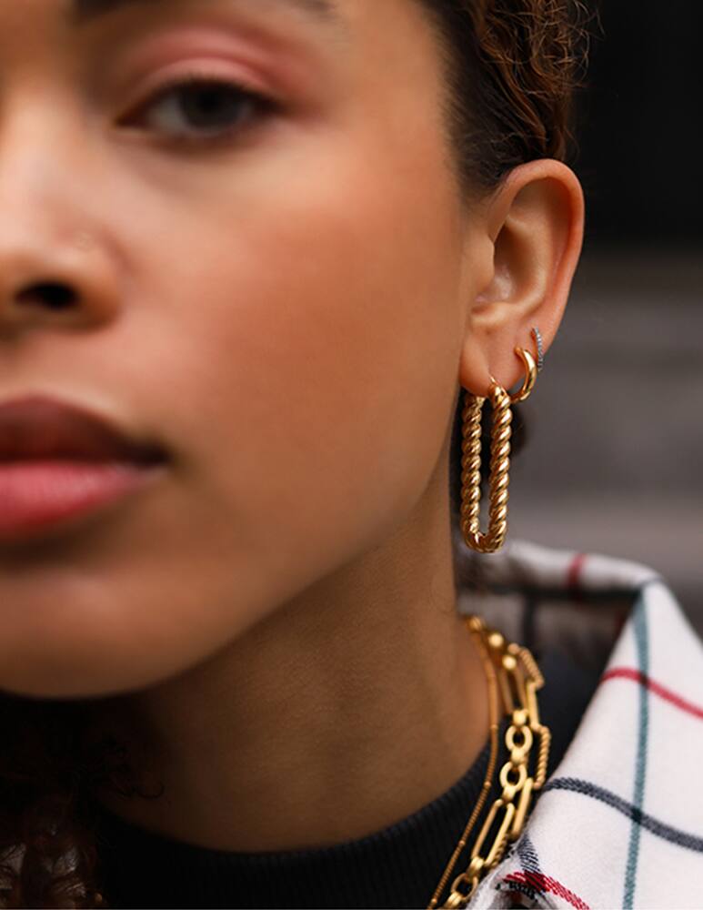 rinascente MISSOMA Earrings Tidal Ovate Hoops