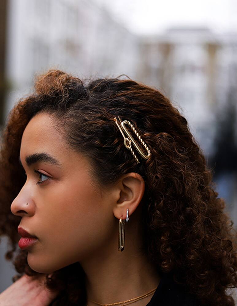 rinascente MISSOMA Earrings Pave Ovate Huggies