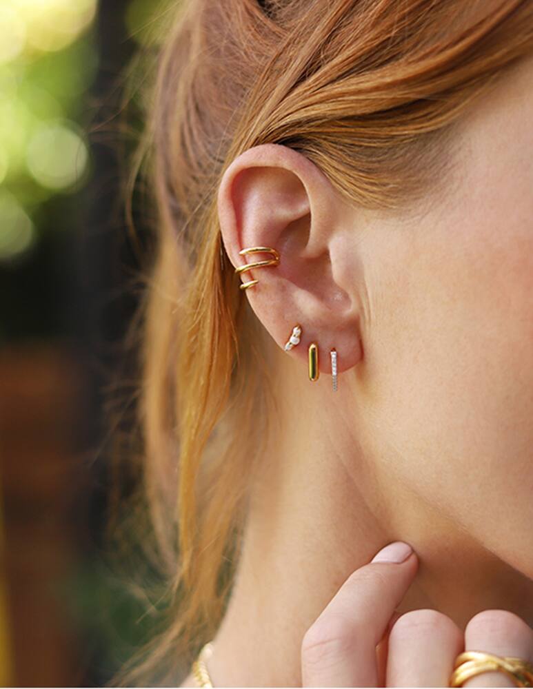 rinascente MISSOMA Earrings Mini Ovate Huggies