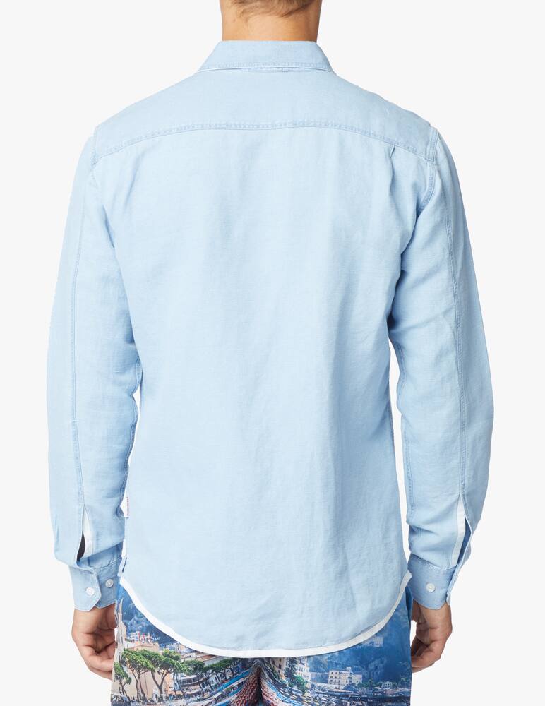 rinascente Orlebar Brown Camicia giles denim wash