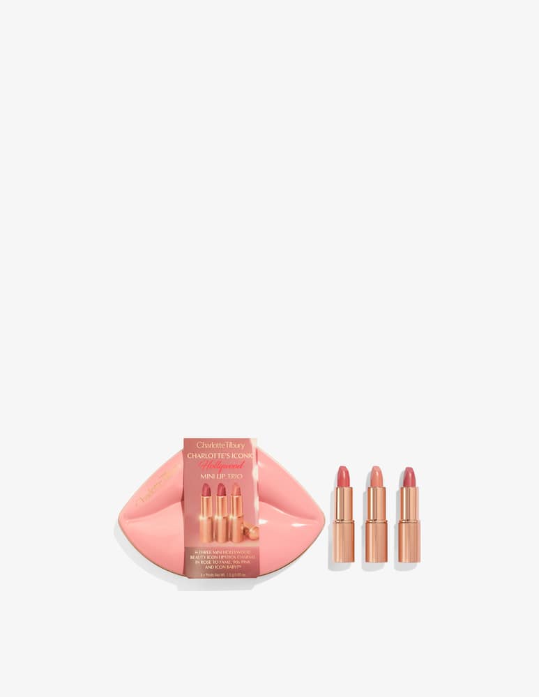 rinascente Charlotte Tilbury Cofanetto Hollywood Iconic Mini Lip Trio