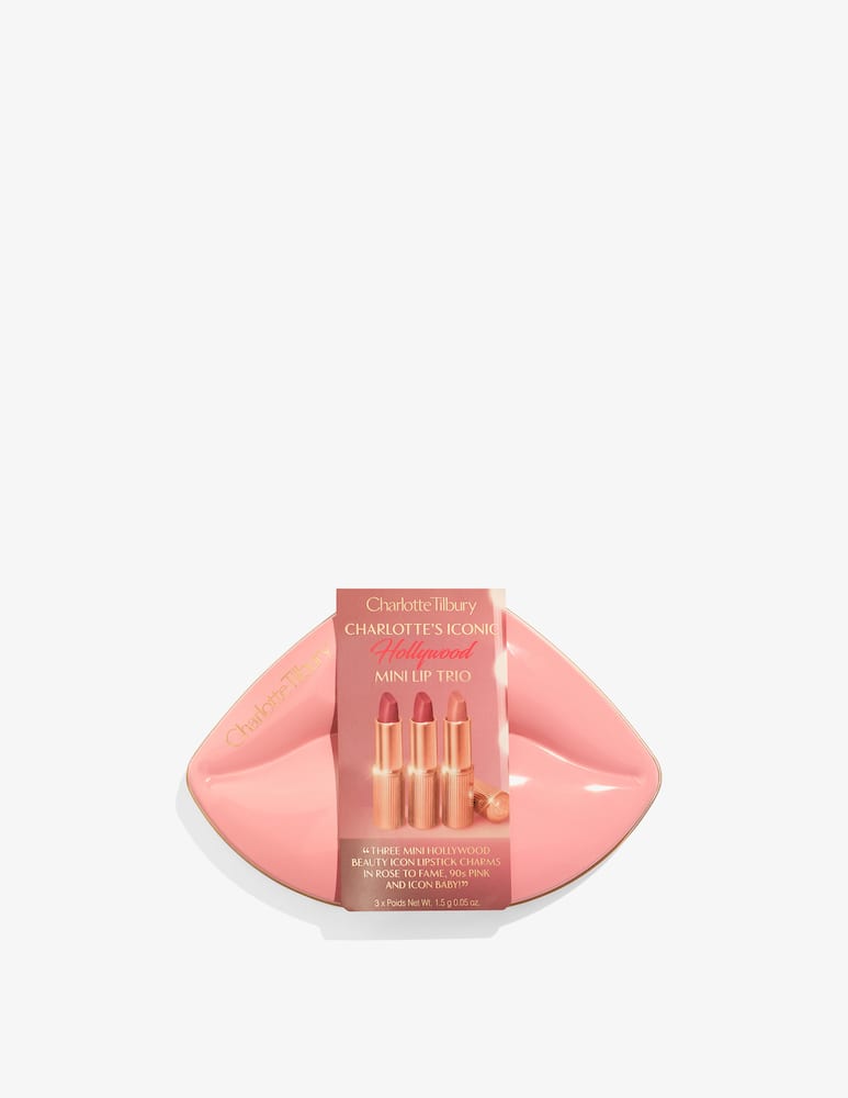 rinascente Charlotte Tilbury Cofanetto Hollywood Iconic Mini Lip Trio