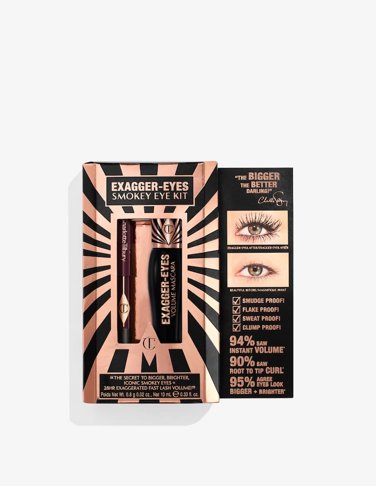 rinascente Charlotte Tilbury Exagger-Eyes Smokey Eye Kit Gift Set