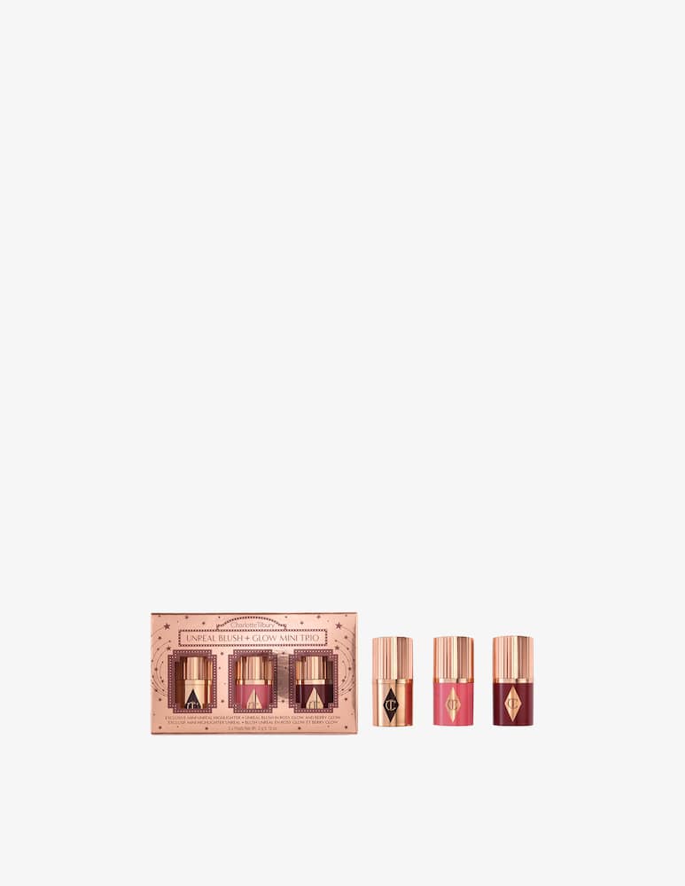 Charlotte Tilbury Cofanetto Unreal Blush + Glow Mini Trio - immagine 1 Charlotte Tilbury Cofanetto Unreal Blush + Glow Mini Trio - immagine 1