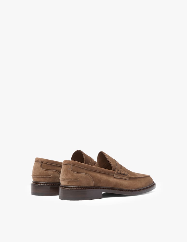 rinascente Trickers Mocassino adam in suede - marrone