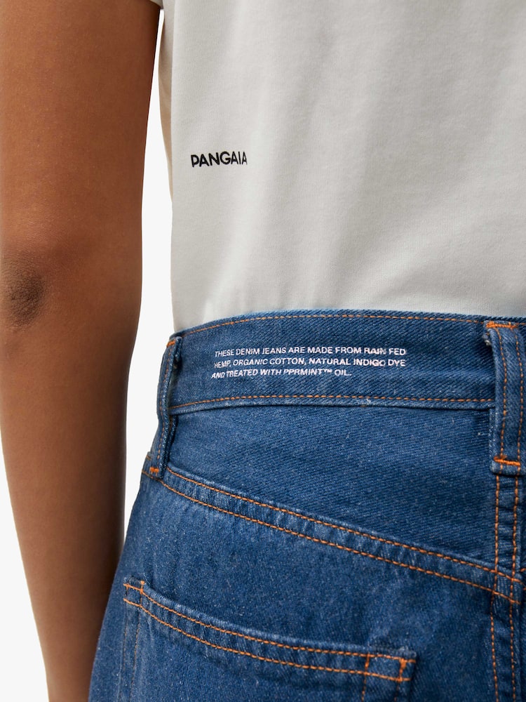 rinascente PANGAIA Hemp Denim Straight-Leg Jeans