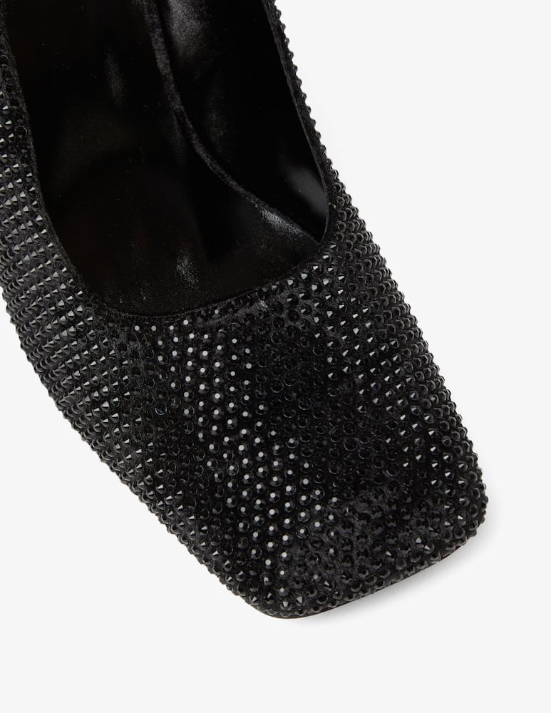 Jeffrey Campbell Decollete glitterato allover Gemmin - immagine 2 Jeffrey Campbell Decollete glitterato allover Gemmin - immagine 2