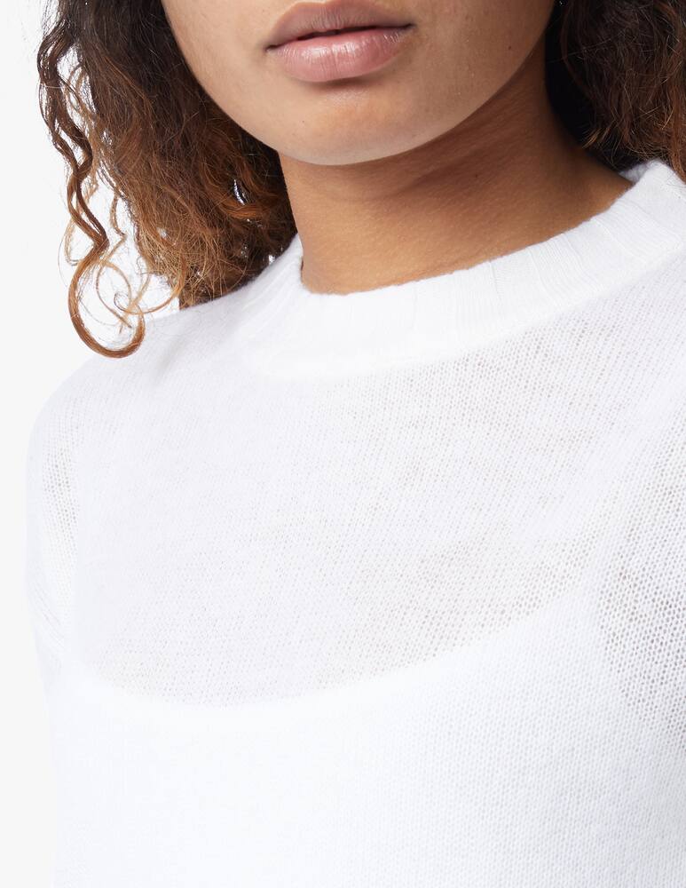 rinascente Brodie Cashmere Felpa girocollo Pearl