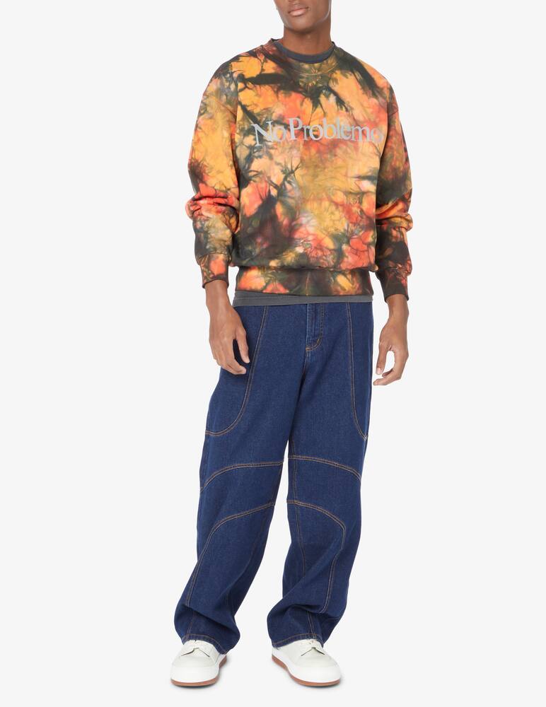 rinascente Aries Tie dye no problem roundneck sweatshirt - Multi