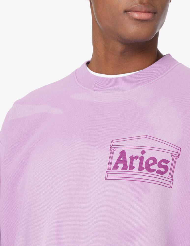 rinascente Aries Felpa girocollo aries sunbleached - Viola