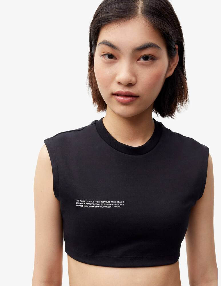PANGAIA Recycled cotton fitted crop t-shirt - picture 3 PANGAIA Recycled cotton fitted crop t-shirt - picture 3