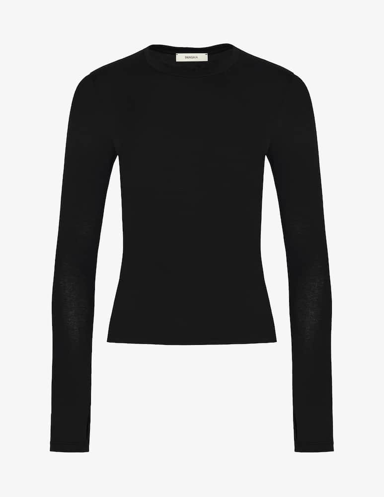 PANGAIA Top da donna a maniche lunghe elasticizzato in cotone 365 - immagine 1 PANGAIA Top da donna a maniche lunghe elasticizzato in cotone 365 - immagine 1