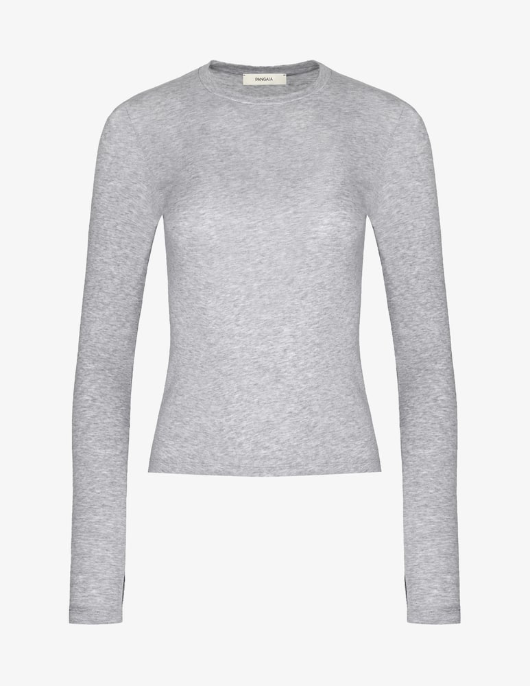 PANGAIA Top da donna a maniche lunghe elasticizzato in cotone 365 - immagine 1 PANGAIA Top da donna a maniche lunghe elasticizzato in cotone 365 - immagine 1